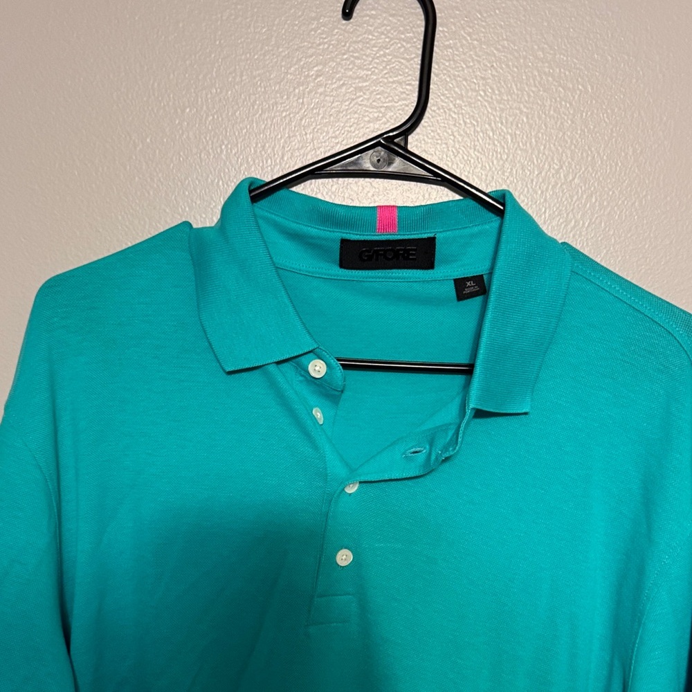 G/FORE Men's Aqua Polo Shirt